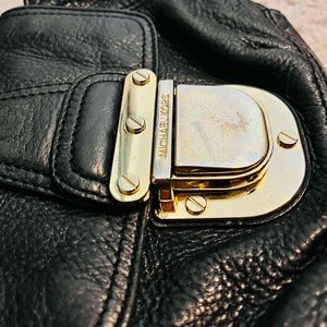 Michael Kors Black Cross Body Leather Purse